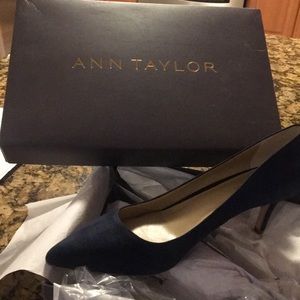 True Navy Suede Pump